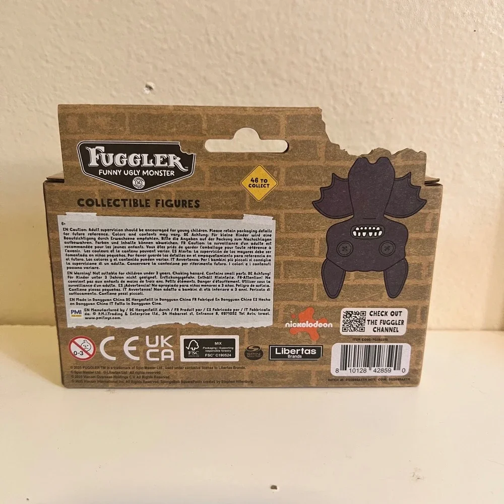 Fuggler 3 inch Collectible Figures 2-Pack Green Pink Funny Ugly Monster NIB
